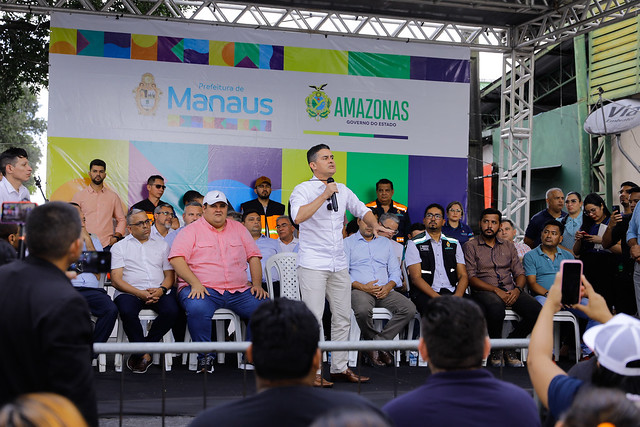 20.06.22 - Prefeitura de Manaus e governo do Estado assinam ordem de serviço para o início da reforma da feira da Japiinlândia