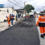 Em uma semana Prefeitura de Manaus recupera 90 ruas com trabalhos de recuperacao asfaltica