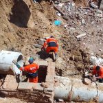 Prefeitura realiza obra emergencial de recuperacao de drenagem profunda no bairro da Paz