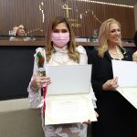 Secretaria de Educacao Municipal recebe Diploma Mulher Cidada Amazonense 2