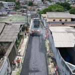 Prefeitura de Manaus aplica 630 toneladas de asfalto no conjunto Ajuricaba 3