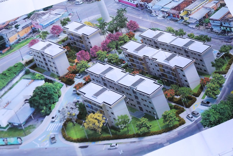 Maquete conjunto habitacional