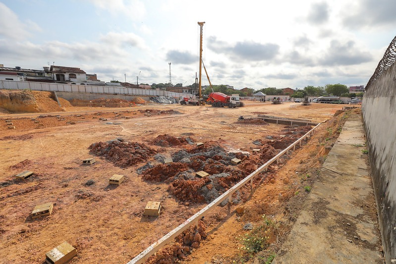 Obras do Conjunto habitacional 2
