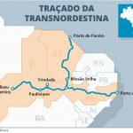 tracado da transnordestina