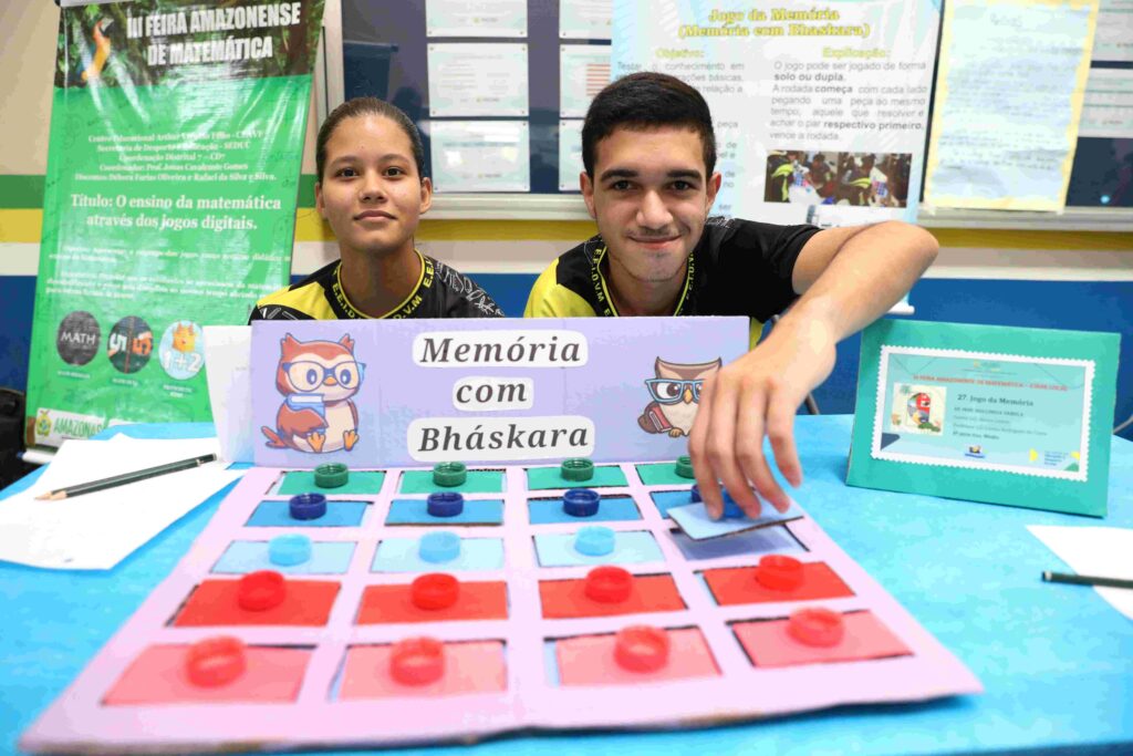 Feira apresenta jogos matemáticos desenvolvidos por alunos do