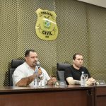 DG BRUNO FRAGA E DELEGADO PAULO MAVIGNIER FOTOS ERLON RODRIGUES