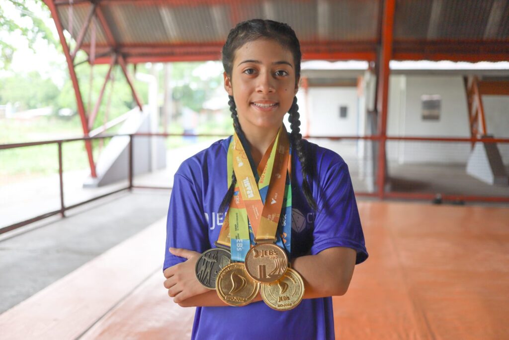 Jovens promessas do wrestling conquistam medalhas no Jeb’s 2023 Portal Informe Digital SEDEL Jeniffer Queiroz 3 FOTO Julcemar Alves 1024x683 1