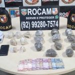 PMAM POLICIA MILITAR DETEM HOMEM POR TRAFICO NO JAPIIM FOTO DIVULGACAO PMAM