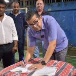 Ordem de Servico para execucao de emenda do deputado Joao Luiz e assinada para construcao e reforma de quadras na comunidade Monte Siao Foto Mauro Smith yvZpO9