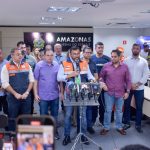 Joao Luiz participa do anuncio de decretos do governador Wilson Lima para combater a estiagem e desmatamento nAb0Jk