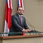 Presidente Roberto Cidade comanda sessao que marca retorno das atividades parlamentares em plenario no 2o semestre Foto Herick Pereira L6pL6H