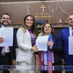Presidente Roberto Cidade e ministra das Mulheres Aparecida Goncalves reforcam iniciativas de combate ao feminicidio no Amazonas UdSWGy