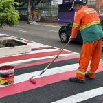 Prefeitura realiza servicos de manutencao na area central de Manaus