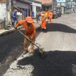 recuperacao asfaltica na rua Girassol 3