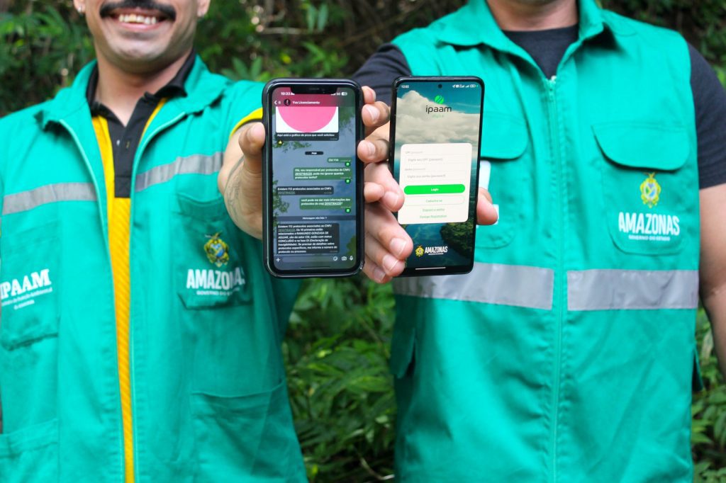 Tecnologia facilita atividades do Ipaam e moderniza gestão ambiental no Amazonas Portal Informe Digital Ipaam Yva e Ipaam Digital Foto 1 10 06 2025 1024x682 1
