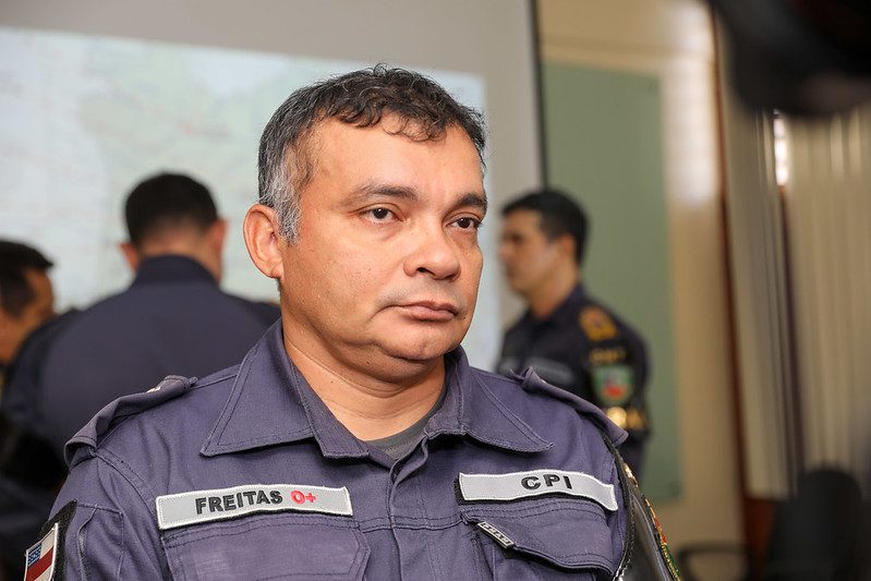 Festival de Parintins 2025: Polícia Militar do Amazonas realiza instrução de nivelamento para efetivo que vai atuar no evento Portal Informe Digital PMAM TENENTE CORONEL FREITAS COMANDANTE DO CPI E DA OPERACAO PARINTINS FOTO ARQUIVO SECOM
