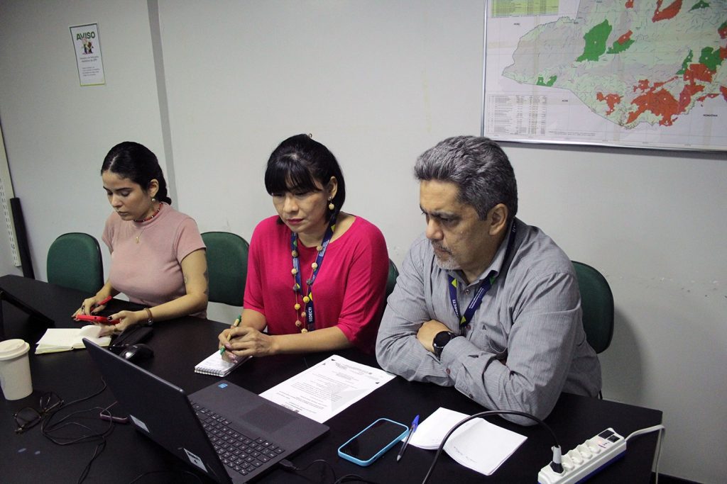 Colegiado do Niffam debate novas ações na fronteira em sua 33ª Reunião Ordinária Portal Informe Digital SEDECTI ReuniaodoNiffam JeibiMedeiros CisneaMenezes ViniciusBraga 3 1024x683 1