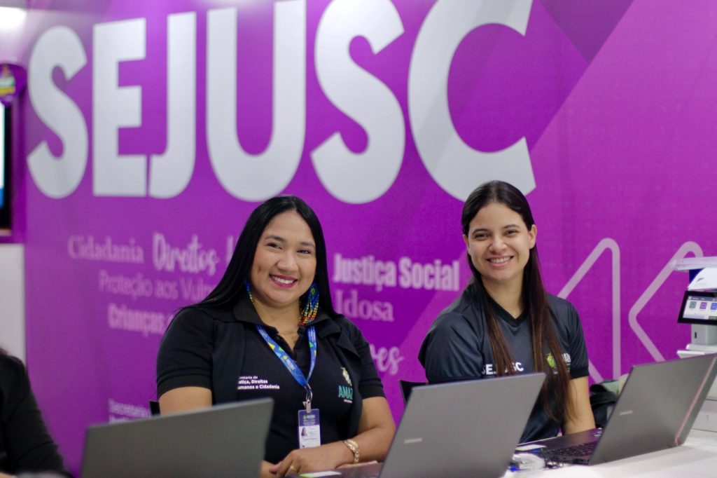 Sejusc oferece serviços psicossociais e jurídicos para o público feminino na 3ª ExpoMulher Portal Informe Digital Sejusc Servicos estao sendo ofertados na ExpoMulher Fotos Lincoln Ferreira 2 1024x682 1