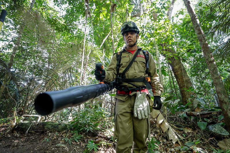 Simulado de atendimento a ocorrência de incêndio florestal reúne mais de 250 militares do Corpo de Bombeiros do Amazonas Portal Informe Digital CBMAM SIMULADO FOTOS ALEX PAZUELLO 4
