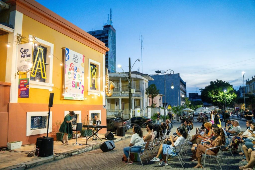 Festival de Jazz abre inscrições para estabelecimentos participarem de circuito gastronômico e cultural em Manaus Portal Informe Digital Cultura Aqui tem Jazz foto Aguilar Abecassis 2 1024x682 1