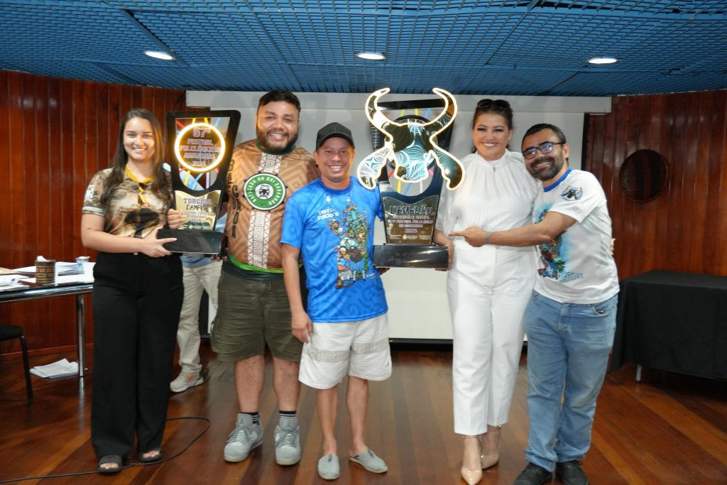 Boi Brilhante é campeão do 67º Festival Folclórico do Amazonas com 339,3 pontos Portal Informe Digital Cultura FFAM Boi Brilhante foto Aguilar Abecassis Secretaria de Estado de Cultura e Economia Criativa 7 1024x683 1