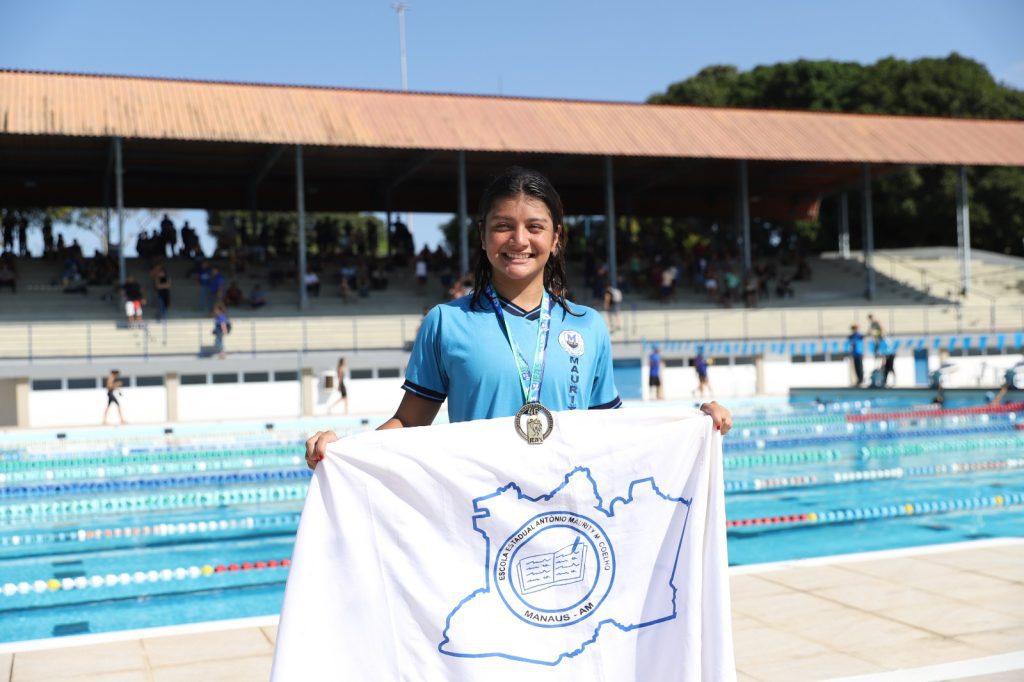 JEAs 2025: Natação estreia com medalhas para alunos da rede estadual do Amazonas Portal Informe Digital Educacao JEAs Natacao Julia Goncalves Foto Eduardo Cavalcante 1024x682 1