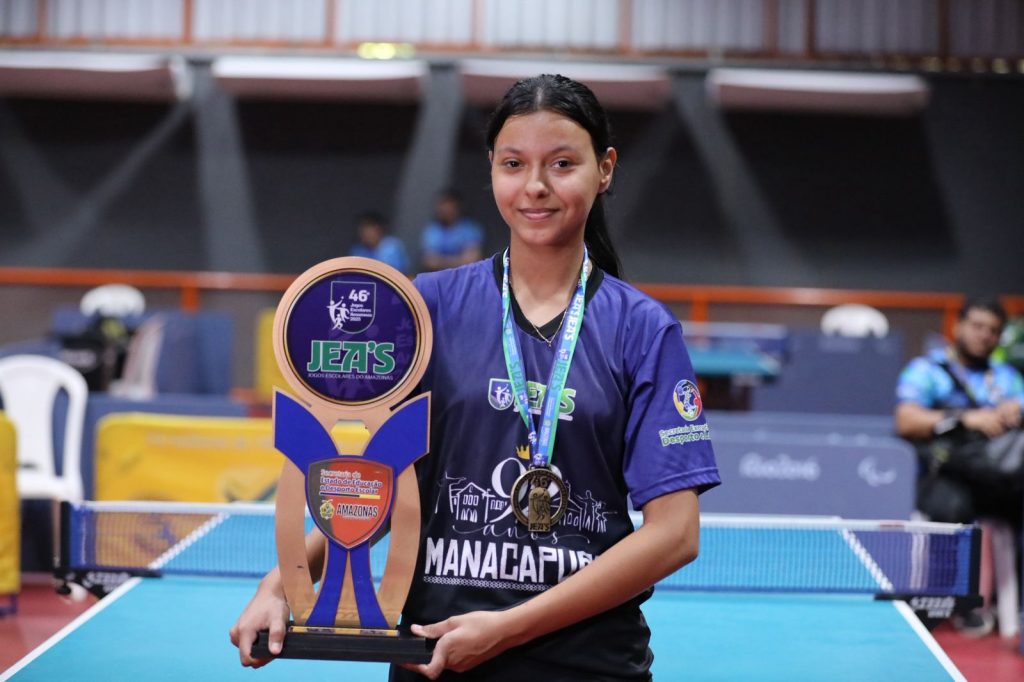 JEA’s: conquistas das primeiras medalhas marcam segundo dia de competições Portal Informe Digital Educacao Jeas Aluna Geovanna Foto Euzivaldo Queiroz 1024x682 1
