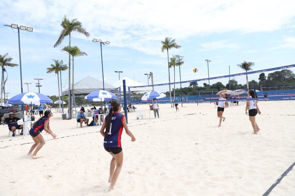 Alunos-atletas participam das competições de ginástica na 46ª edição Jea’s Portal Informe Digital Educacao Quinto dia JEAs Volei de Praia Foto Eduardo Cavalcante 1024x682 1