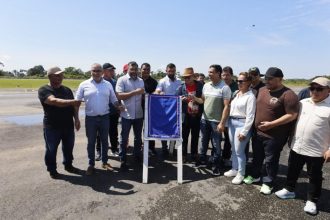 Governador Wilson Lima inaugura aeroporto de Fonte Boa totalmente reformado e com capacidade ampliada 1 foto Mauro Neto Secom 1024x682 1