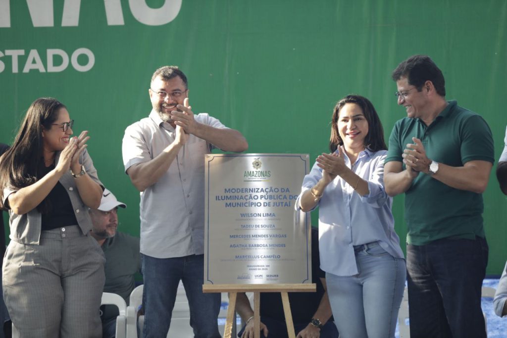 Governador Wilson Lima inaugura iluminação pública de LED em Jutaí e Fonte Boa Portal Informe Digital Ilumina Jutai e Fonte Boa Fotos Seocm 6 1024x682 1
