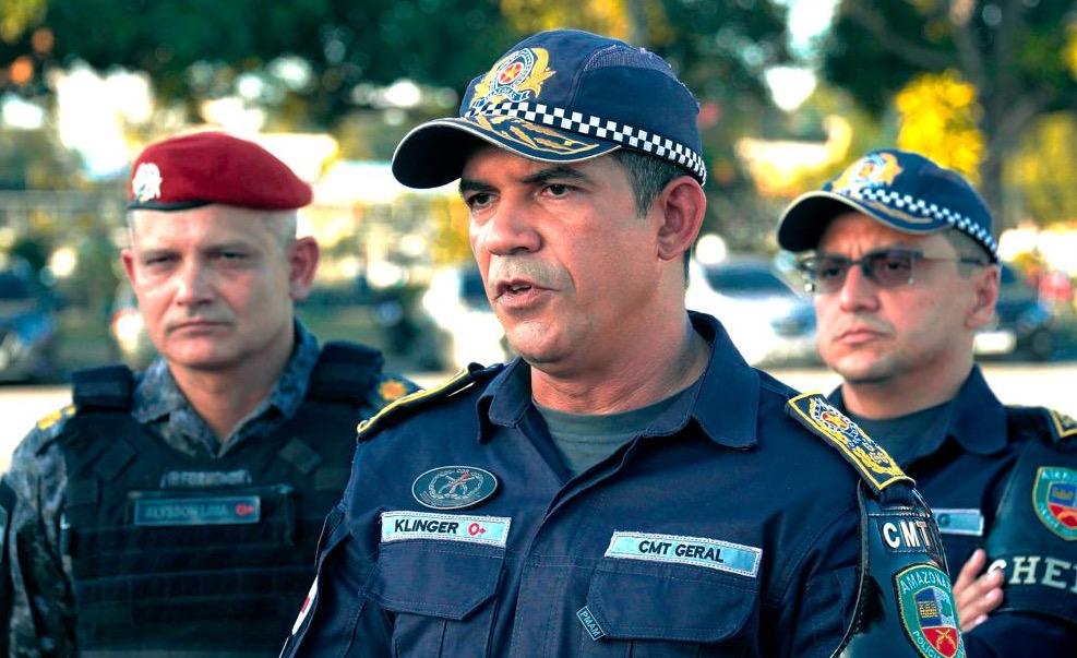 Novas viaturas e motocicletas da Polícia Militar do Amazonas já operam em Manaus e reforçam policiamento ostensivo Portal Informe Digital PMAM CORONEL KLINGER CMT GERAL FOTO ANTONIO FAUSTINO SECOM 2