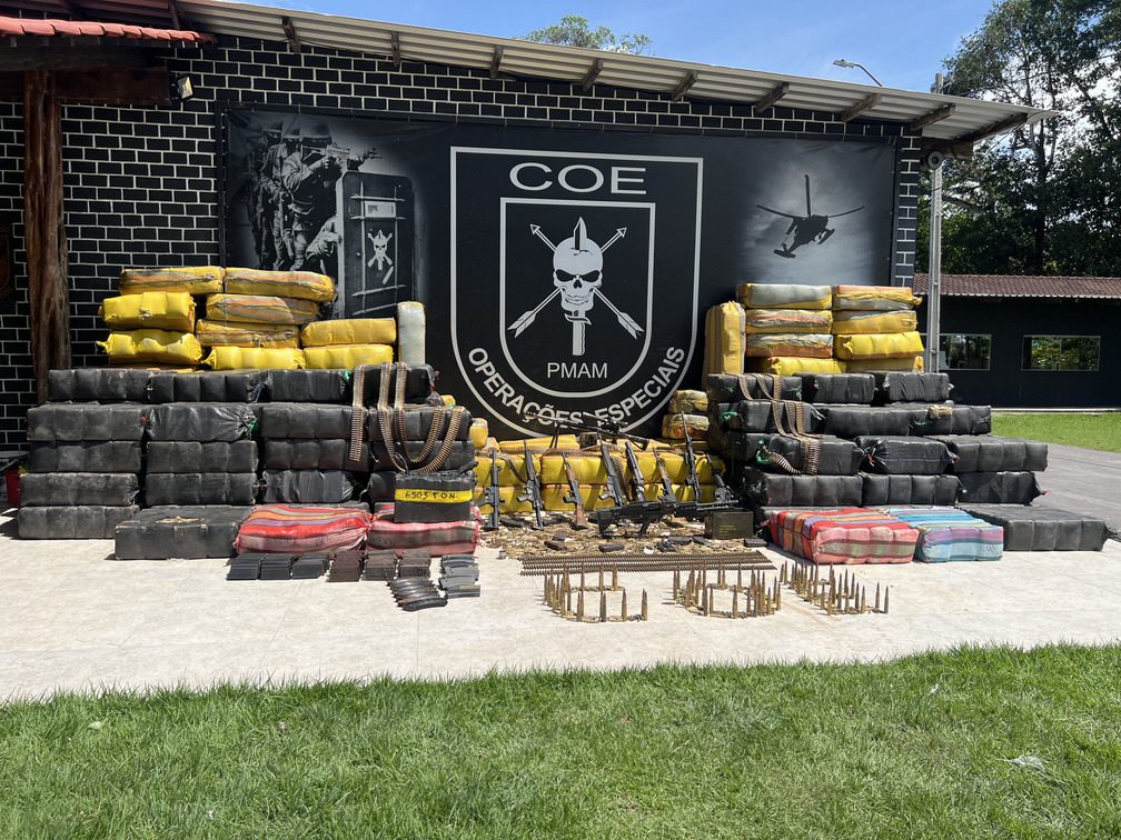 Polícia Militar do Amazonas apreende cerca de 17 toneladas de drogas no primeiro semestre de 2025 Portal Informe Digital PMAM MAIOR APREENSAO DE DROGAS DIVULGACAO PMAM