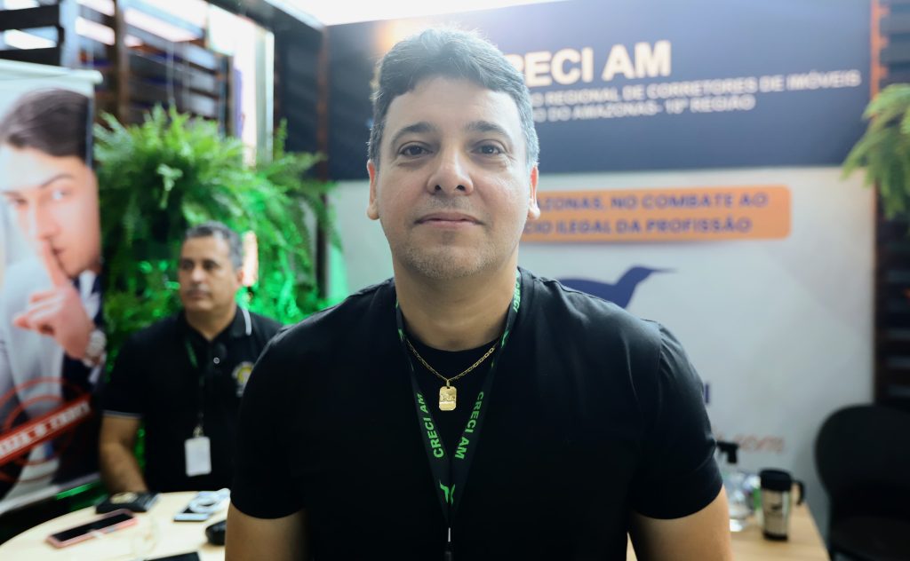Feirão Amazonas Meu Lar: Governo do Estado destaca o papel do Creci-AM e reforça a importância de corretor registrado Portal Informe Digital PRESIDENTE CRECIAM PAULO CARVALHO FOTO PAULA PESSOA UGPE 1024x632 1