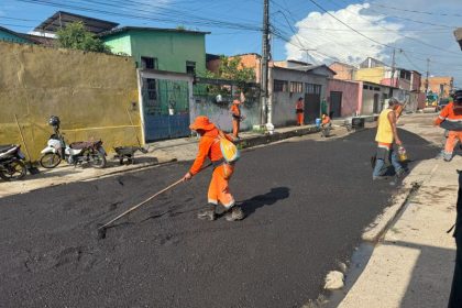 Prefeitura de Manaus avanca com manutencao viaria no bairro Jorge Teixeira e reforca compromisso com a mobilidade urbana 3