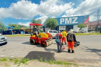 Prefeitura de Manaus intensifica recuperacao asfaltica e transforma mobilidade em importante via da zona Norte 2