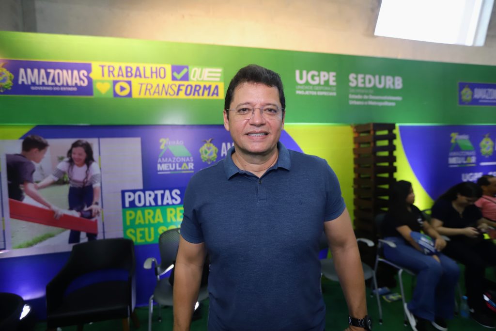 Feirão Amazonas Meu Lar: Governo do Estado destaca o papel do Creci-AM e reforça a importância de corretor registrado Portal Informe Digital SECRETARIO SEDURB UGPE MARCELLUS CAMPELO FOTO PAULA PESSOA 1024x683 1