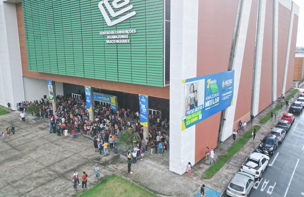 Com recorde de R$ 282 milhões em vendas, 2º Feirão Amazonas Meu Lar contempla 1,2 mil famílias para aquisição de moradia Portal Informe Digital UGPE FEIRAO AMAZONAS MEU LAR FOTO TIAGO CORREA UGPE01 1024x664 1