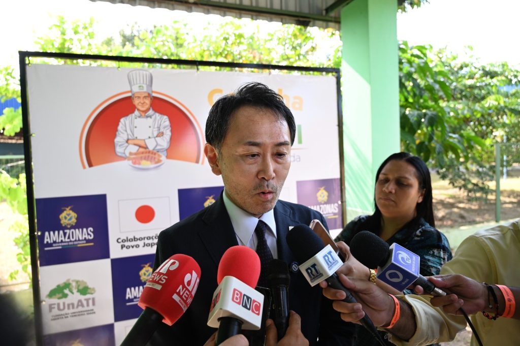 Governador Wilson Lima e Consulado do Japão inauguram Cozinha Escola da FUnATI em Manaus Portal Informe Digital consul 1024x681 1