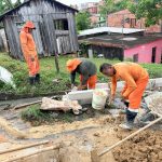 drenagem superficial no bairro da Paz 4